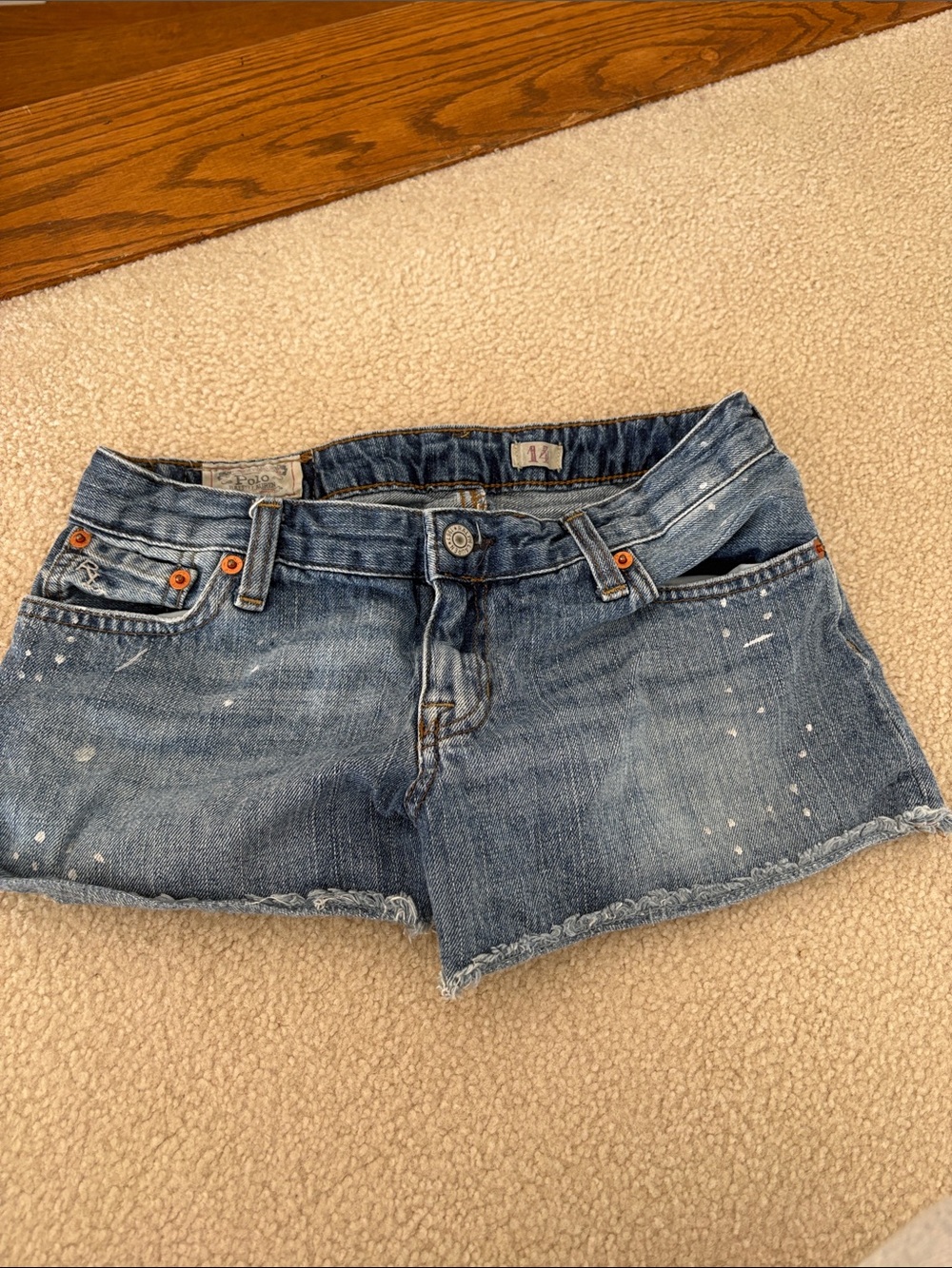Ralph Lauren Denim Cutoff Women's Shorts - Blue